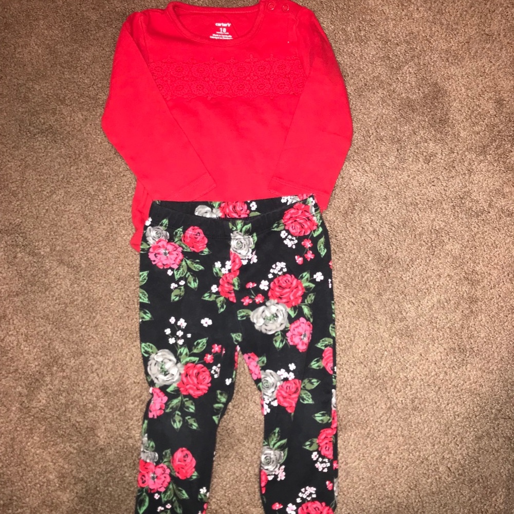 EUC Carters Outfit size 18 months